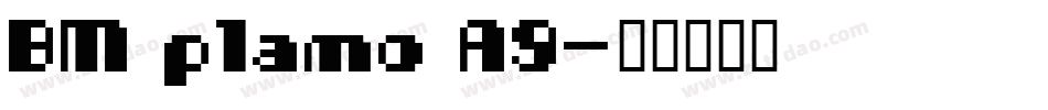 BM plamo A9字体转换